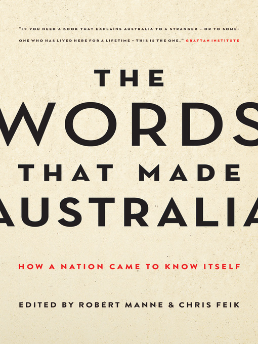 Title details for The Words that Made Australia by Chris Feik - Available